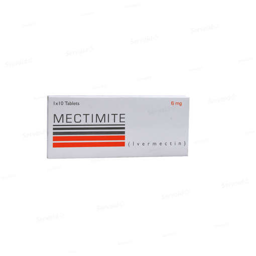 Picture of Mectimite 6mg Tab 10x1s
